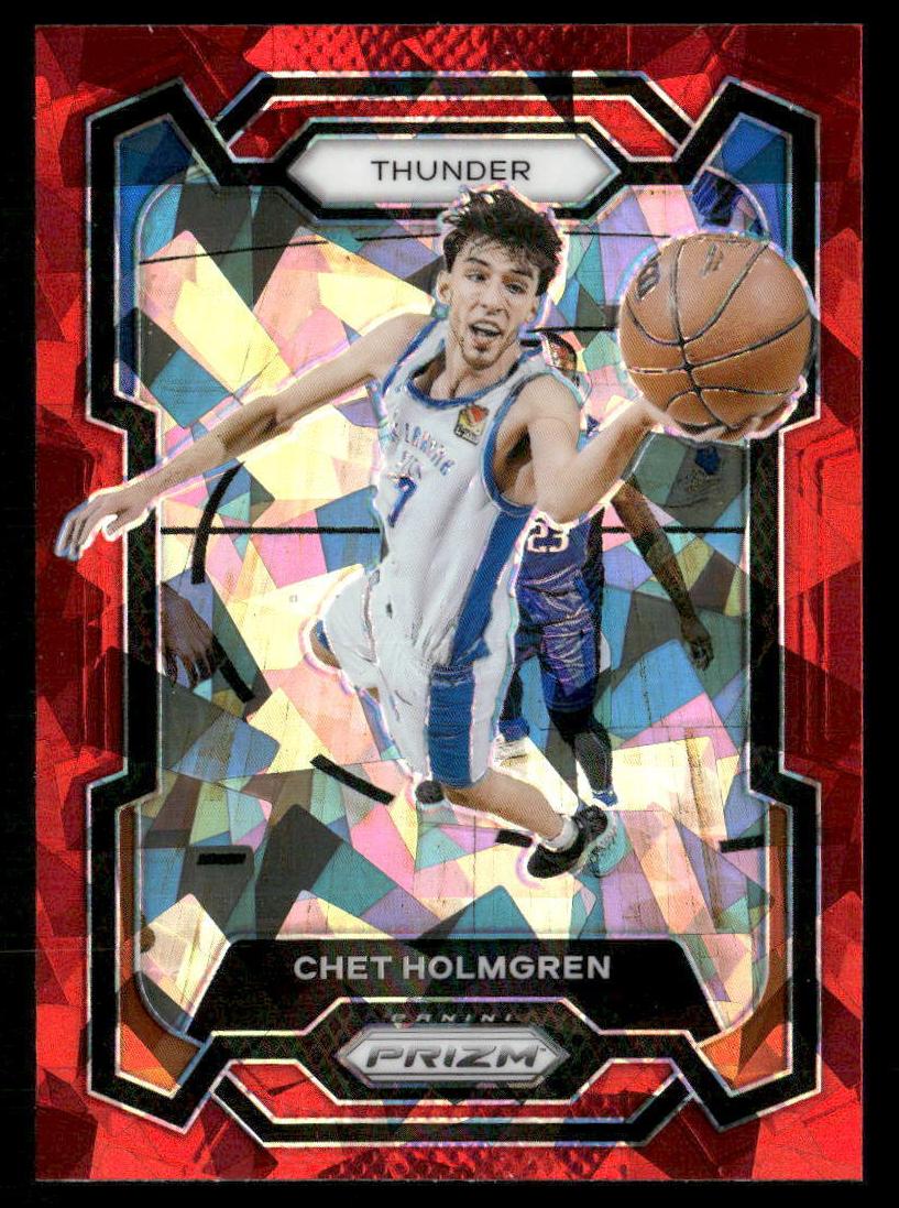 2023 Panini Prizm Basketball Red Ice Chet Holmgren #115 PSA 10