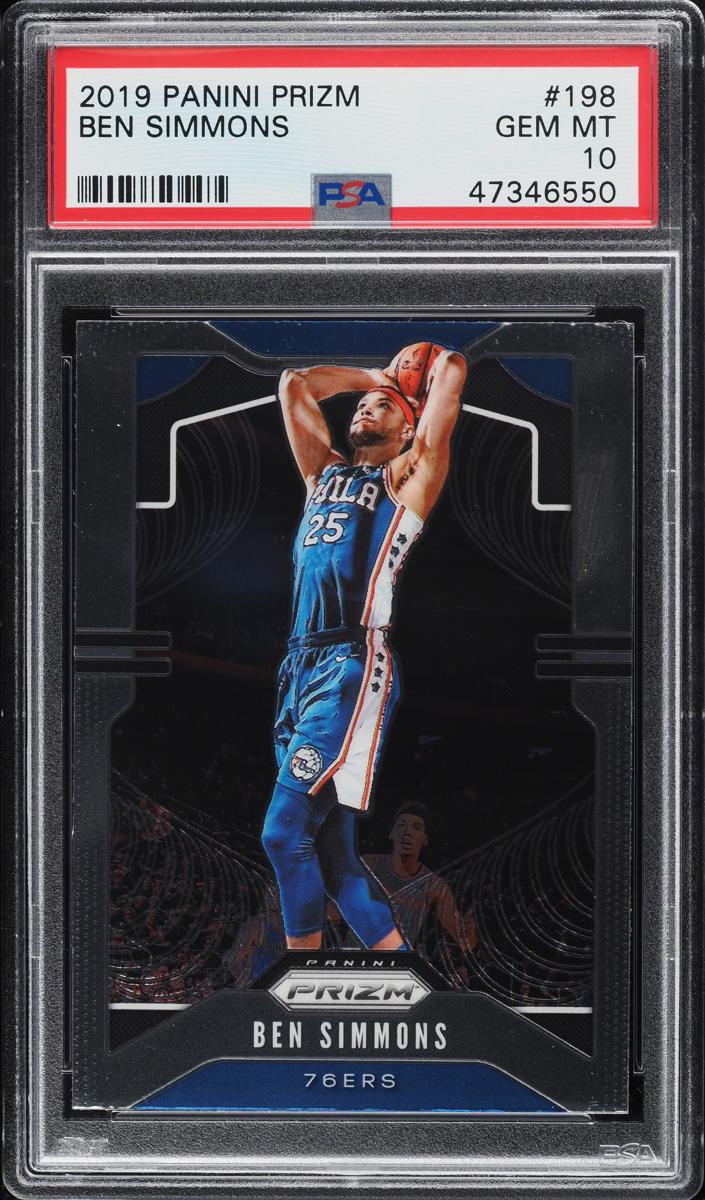 2019 Panini Prizm Basketball Ben Simmons #198 PSA 9