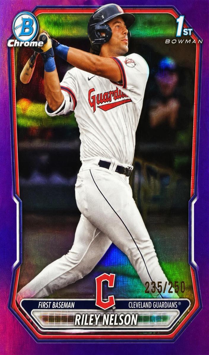 2026 Bowman Baseball Purple Refractor Riley Nelson #BCP-124