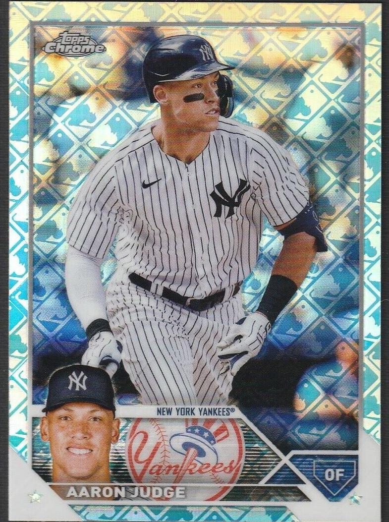 2023 Topps Chrome Logofractor Baseball Aaron Judge #62 SGC 9.5