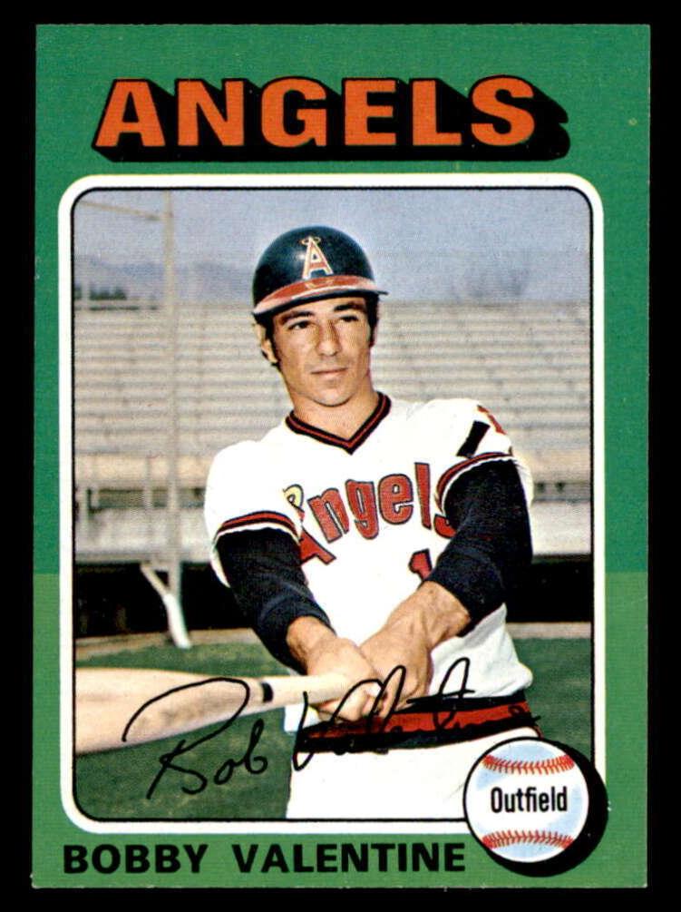 1975 Topps Mini Baseball Bobby Valentine #215 PSA 9