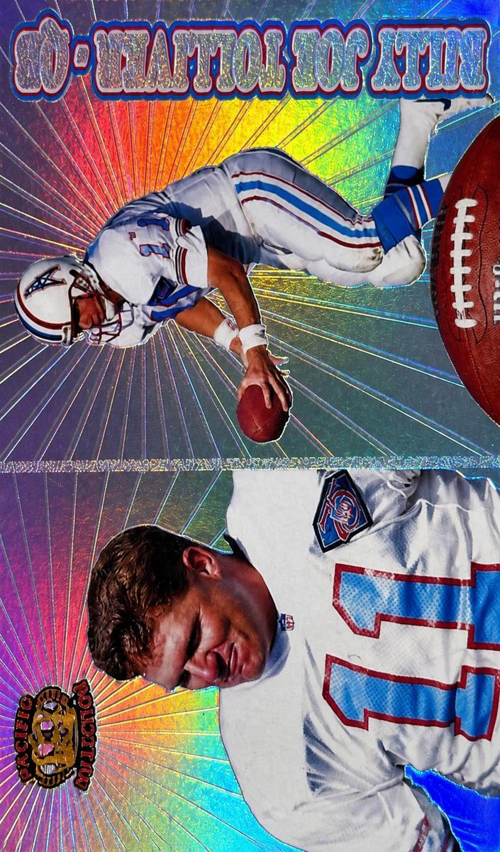 1995 Pacific Prisms Football Gold Billy Joe Tolliver #34