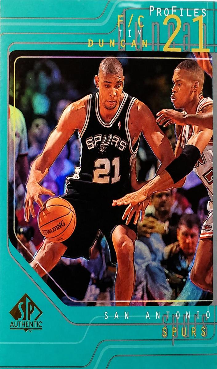 1997 SP Authentic Basketball Tim Duncan #P37
