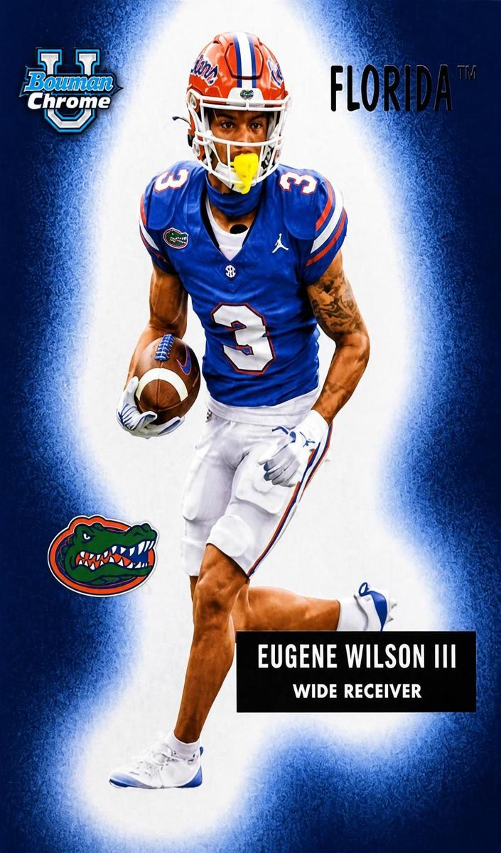 2024 Bowman Chrome University Football Eugene Wilson III #55B-10