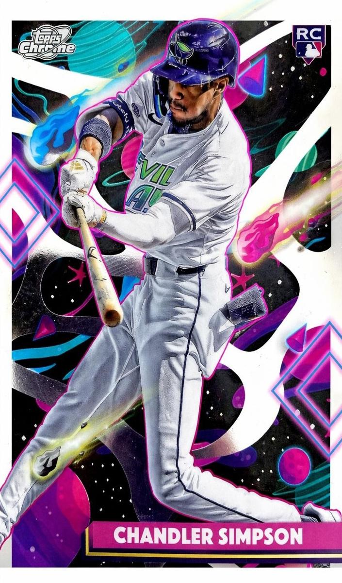 2025 Topps Cosmic Chrome Baseball Chandler Simpson #162