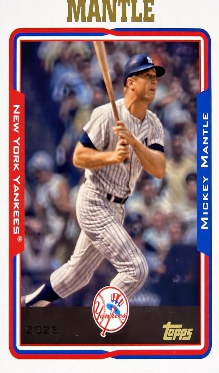 2025 Topps Archives Baseball Mickey Mantle #252