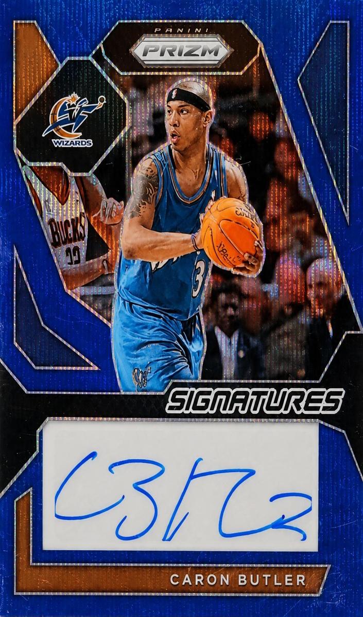 2023 Panini Prizm Basketball Blue Wave Caron Butler #SIG-BUT