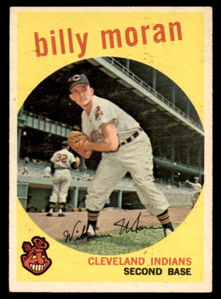 1959 Topps Baseball Billy Moran #196