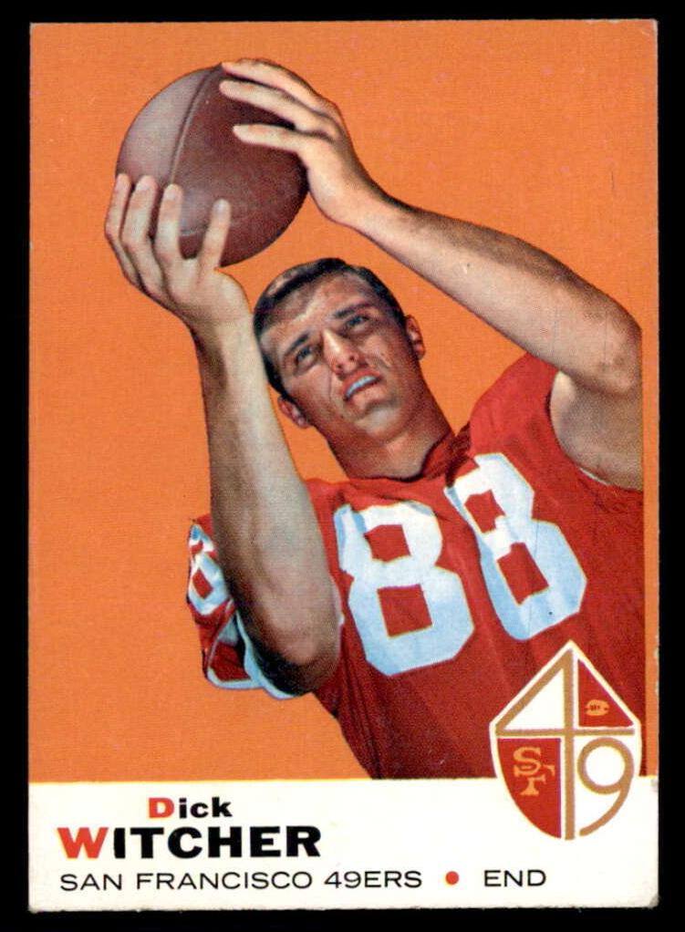1969 Topps Football Dick Witcher #91 PSA 7.5