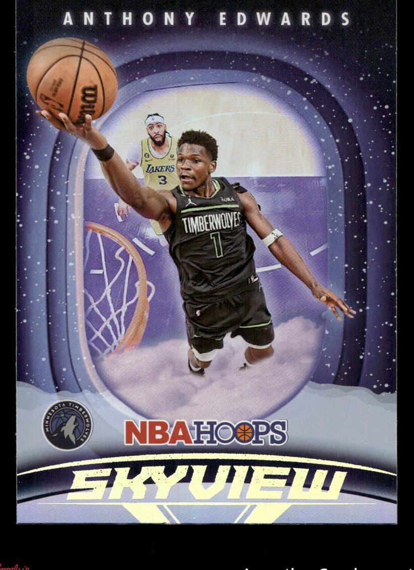 2023 Panini Hoops Basketball Winter Holo Anthony Edwards #9