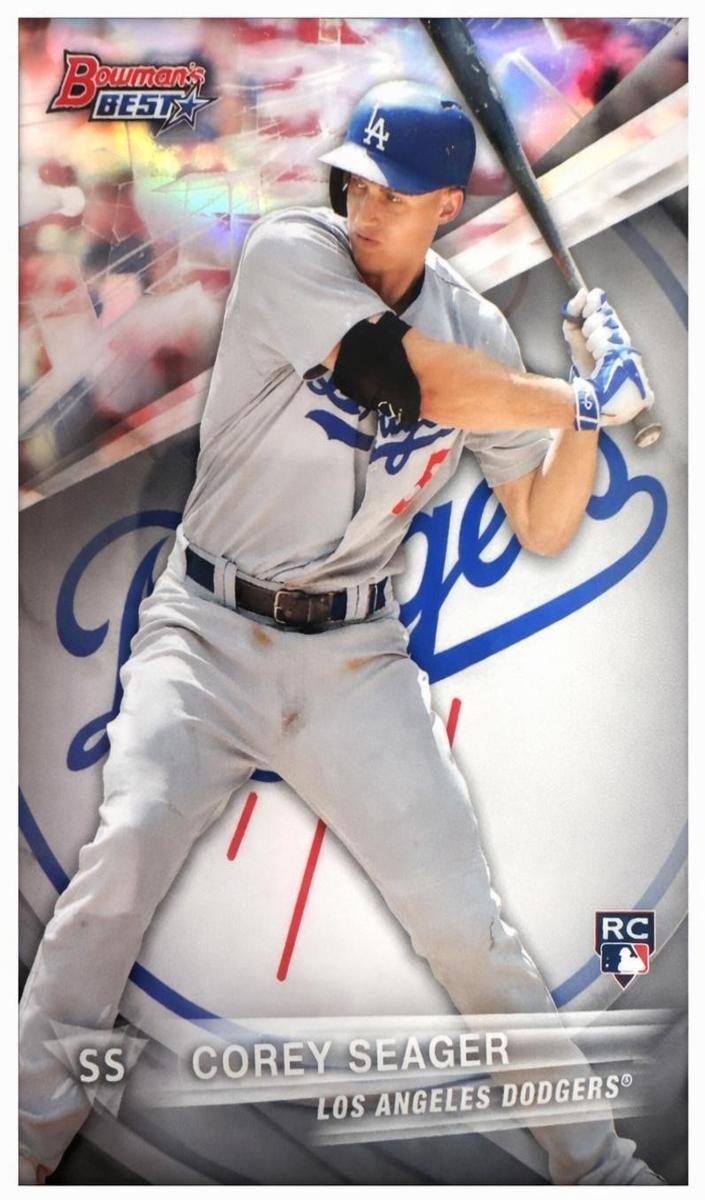 2016 Bowman's Best Baseball Refractor Corey Seager #25