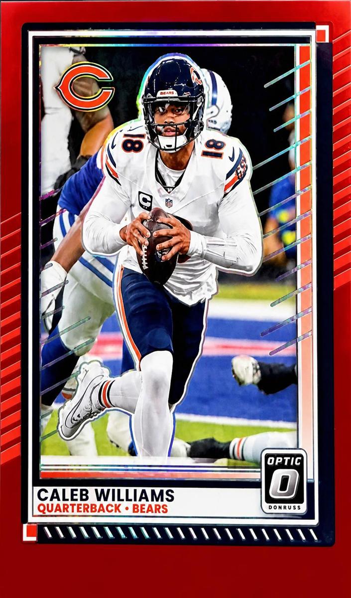 2025 Donruss Optic Football Red Caleb Williams #8
