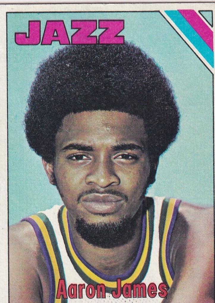 1975 Topps Basketball Aaron James #91