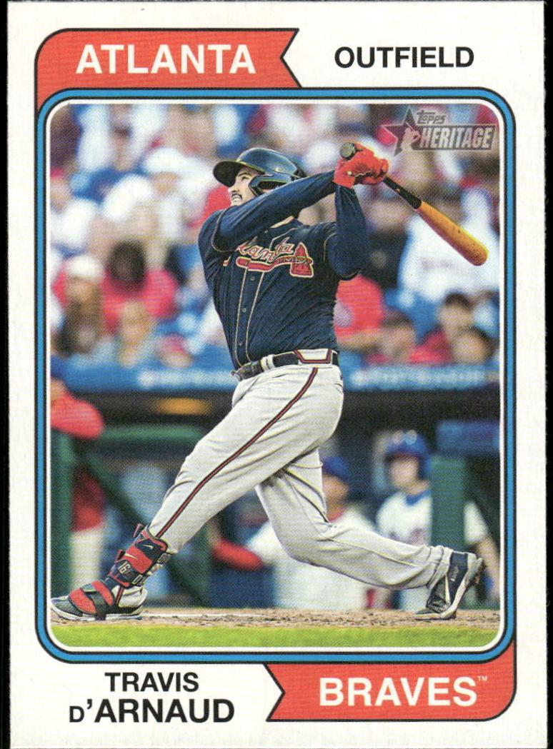2023 Topps Heritage Baseball Travis d'Arnaud #480
