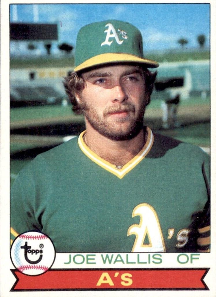 1979 Topps Baseball Joe Wallis #406 PSA 8.5