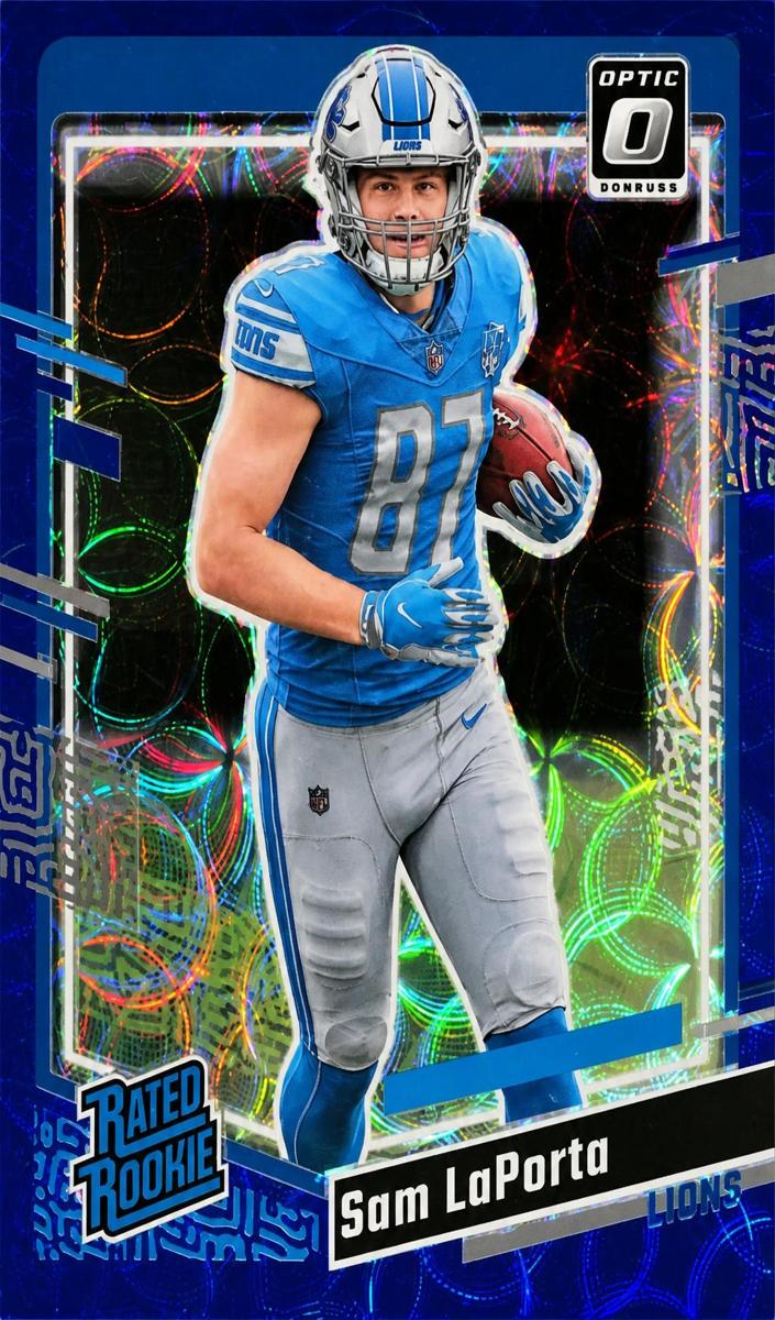2023 Panini Donruss Football Blue Scope Sam LaPorta #332