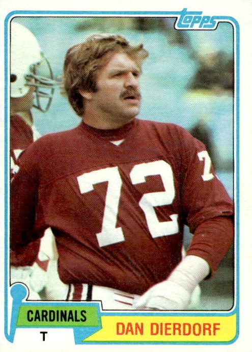 1981 Topps Football Dan Dierdorf #519