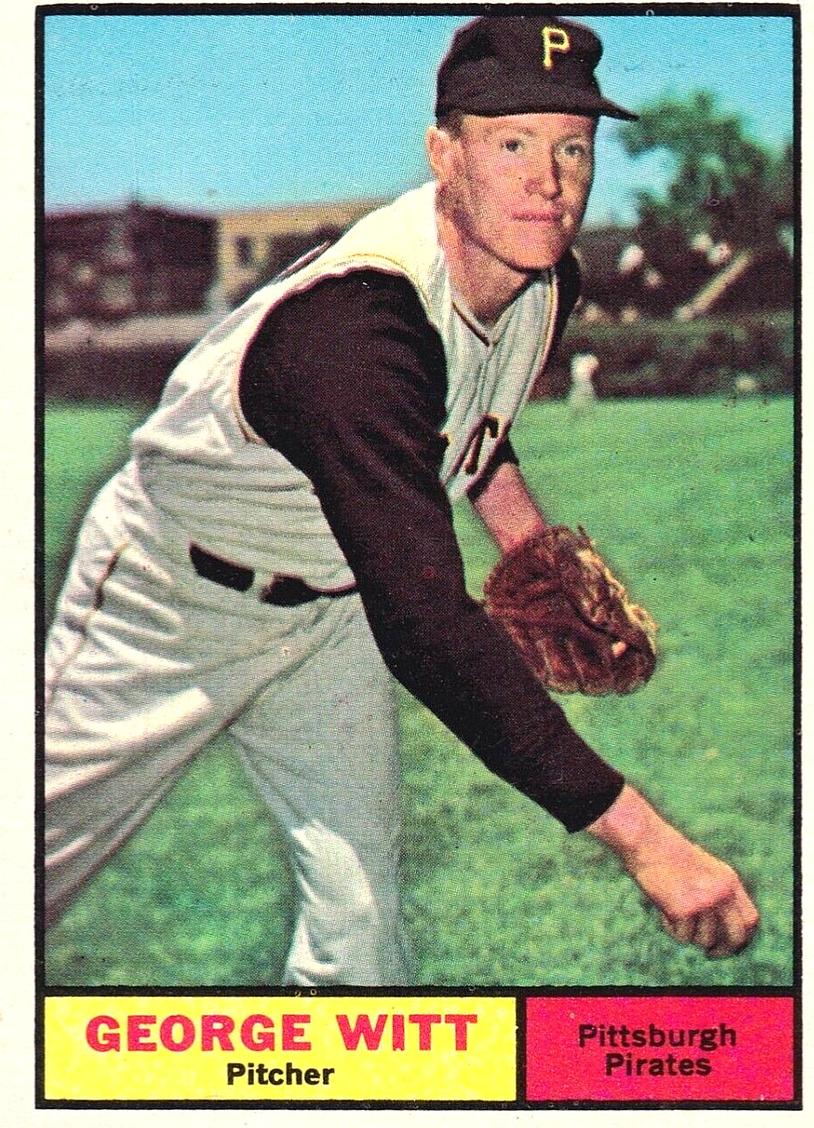 1961 Topps Baseball George Witt #286