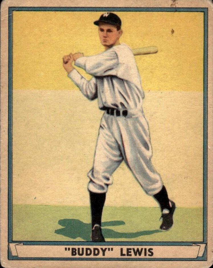 1941 Play Ball Baseball null Buddy Lewis #47 PSA 5.5