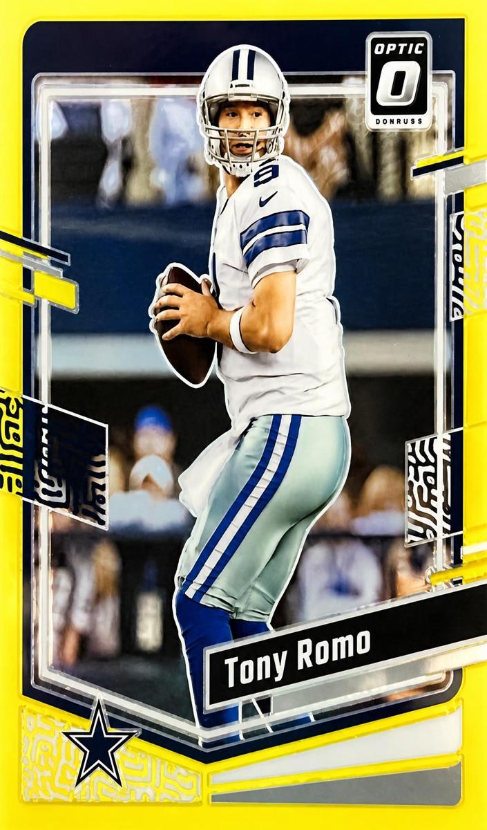 2023 Donruss Optic Football Gold Tony Romo #51 PSA 10