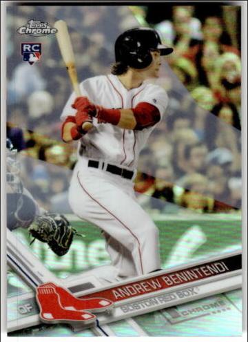 2017 Topps Chrome Baseball Refractor Andrew Benintendi #100 PSA 10