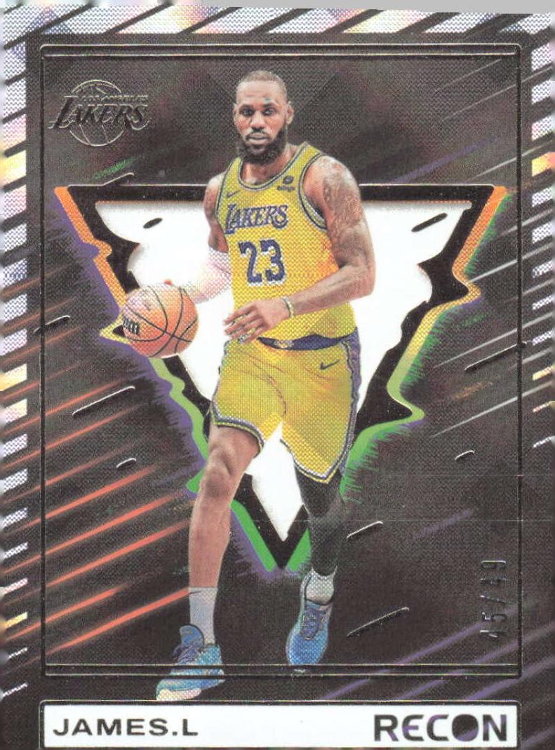 2023 Panini Recon Basketball Holo Effect LeBron James #86 PSA 7
