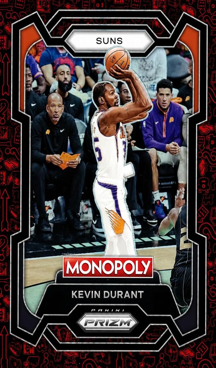 2023 Panini Prizm Monopoly Basketball Red Kevin Durant #70 PSA 10