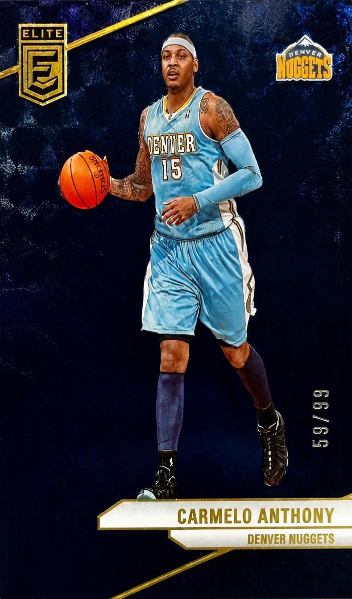 2023 Donruss Elite Basketball Blue Carmelo Anthony #169
