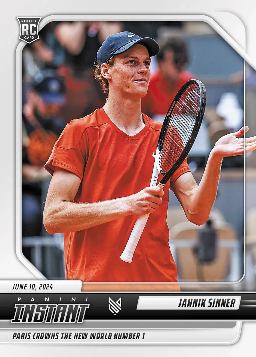 2024 Panini Instant Tennis Jannik Sinner #JS-1 RAW Ungraded