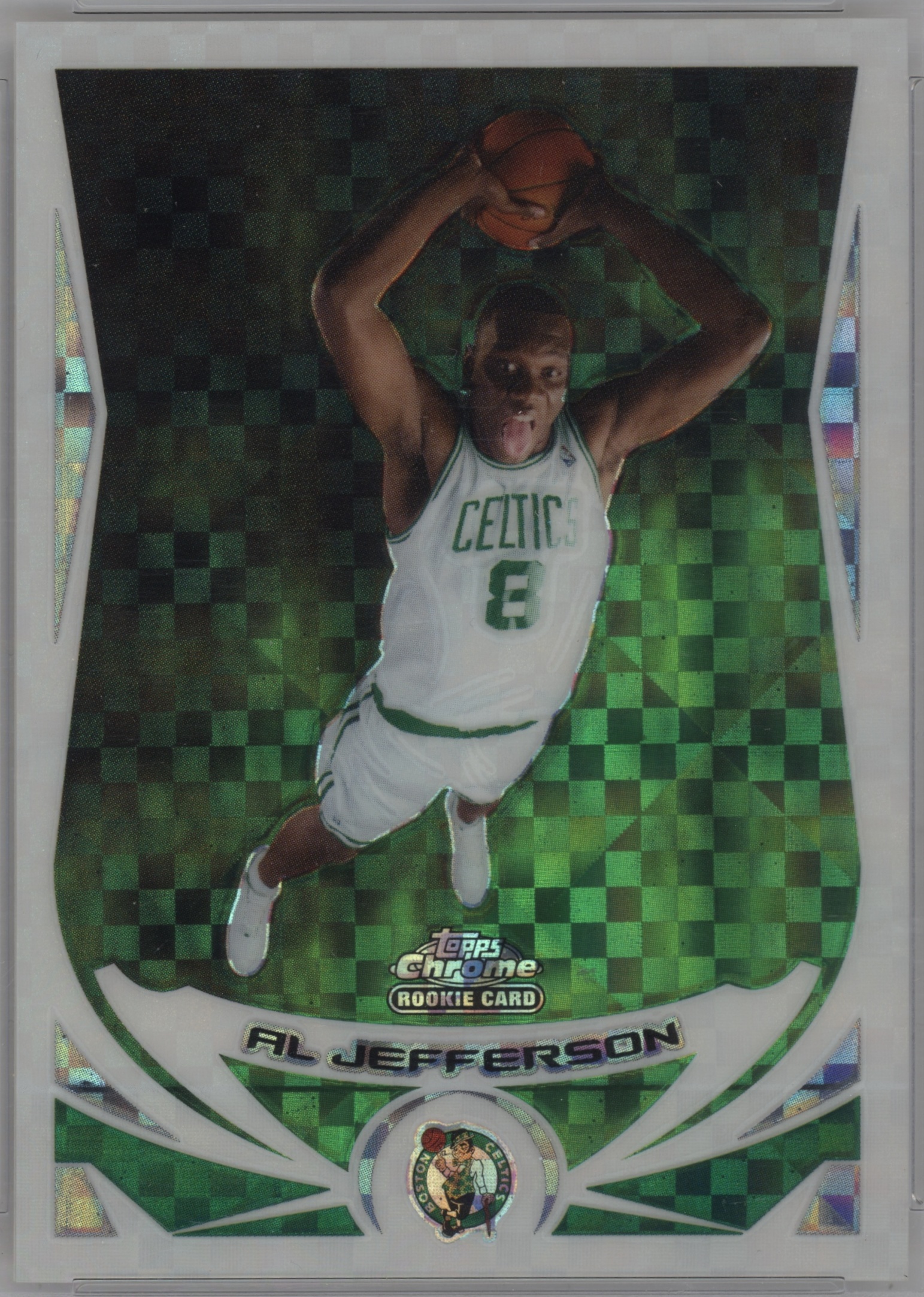 2004 Topps Chrome Basketball X-Fractor Al Jefferson #180