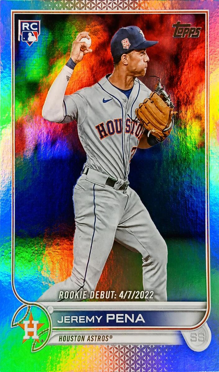 2022 Topps Update Baseball Rainbow Foil Jeremy Pena #US276