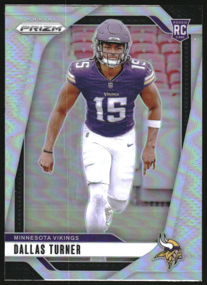 2024 Panini Prizm Football Silver Dallas Turner #324 PSA 10