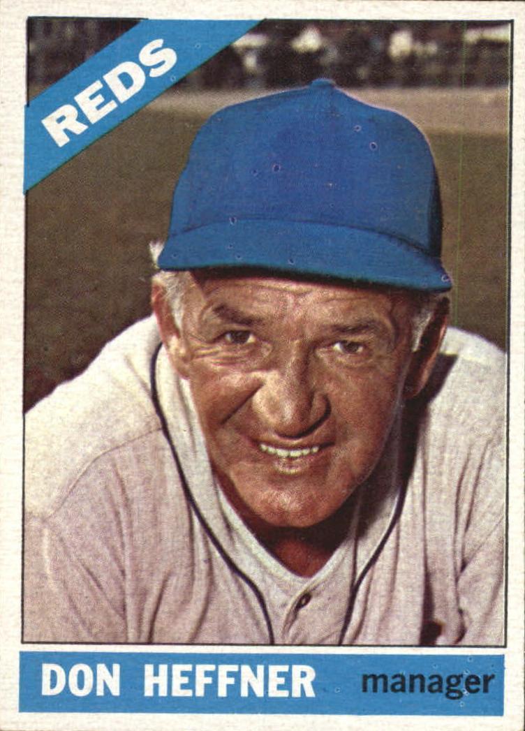 1966 Topps Baseball Don Heffner #269 PSA 9