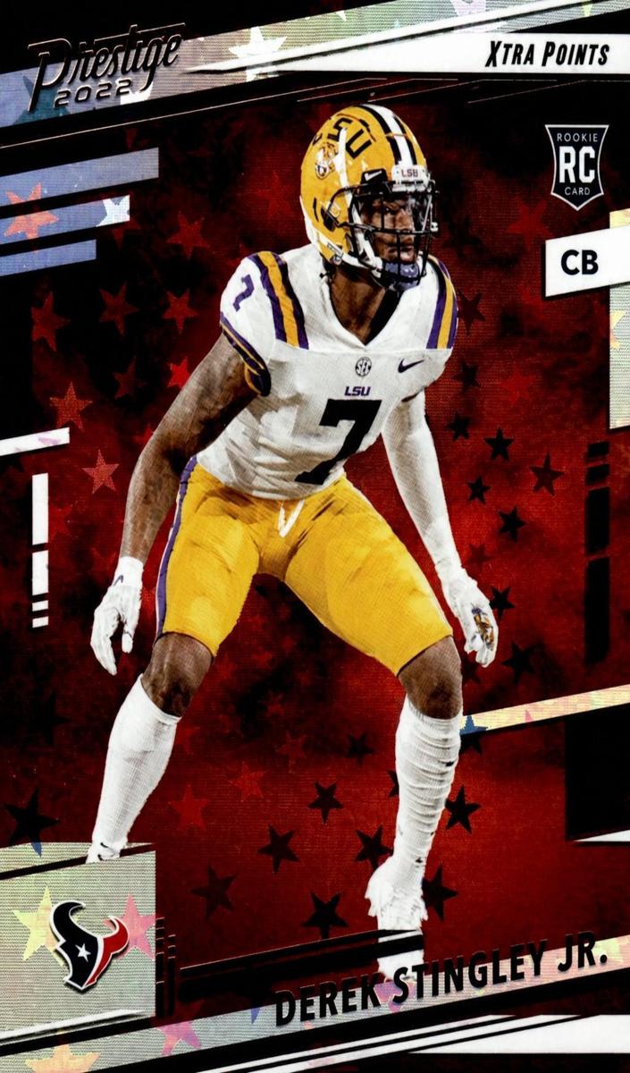 2022 Panini Prestige Football Xtra Points Astral Derek Stingley Jr. #324 PSA 10