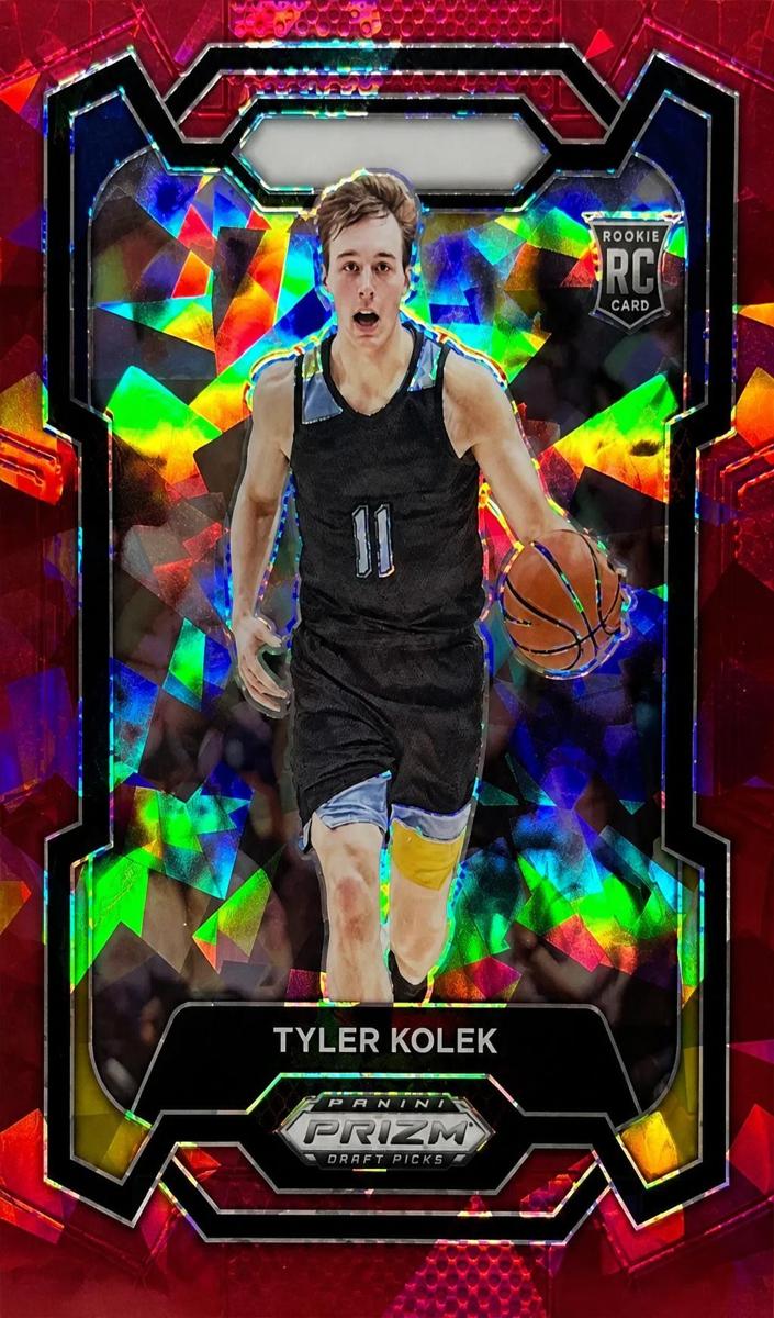 2024 Panini Prizm Draft Picks Basketball Red Ice Tyler Kolek #7