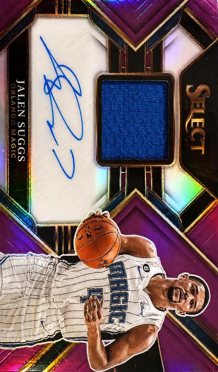 2022 Panini Select Basketball Purple Jalen Suggs #AM-JSG