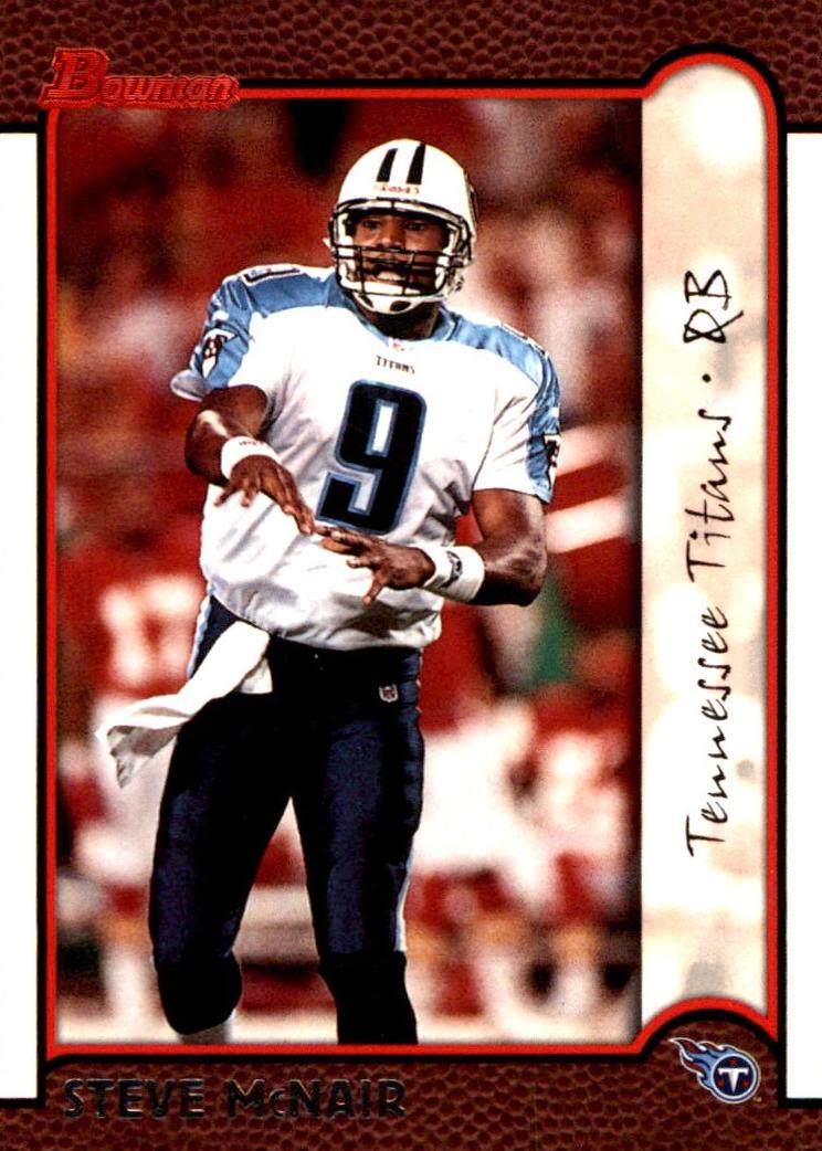 1999 Bowman Football Steve McNair #62