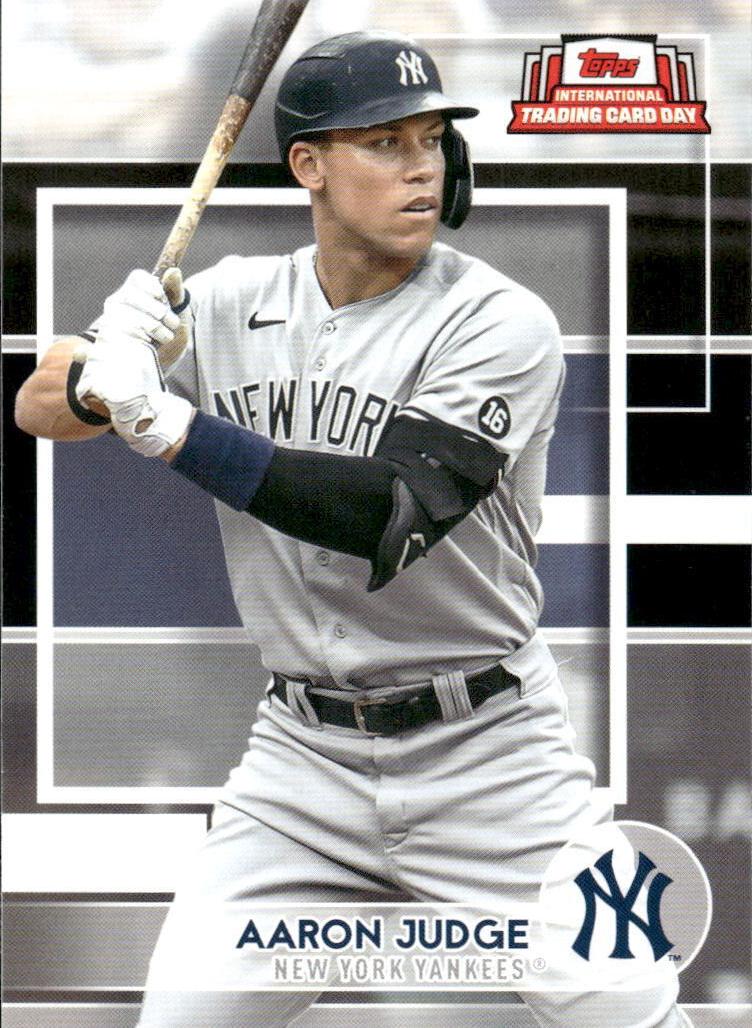 2022 Topps International Trading Card Day Baseball Aaron Judge #NTCD-19