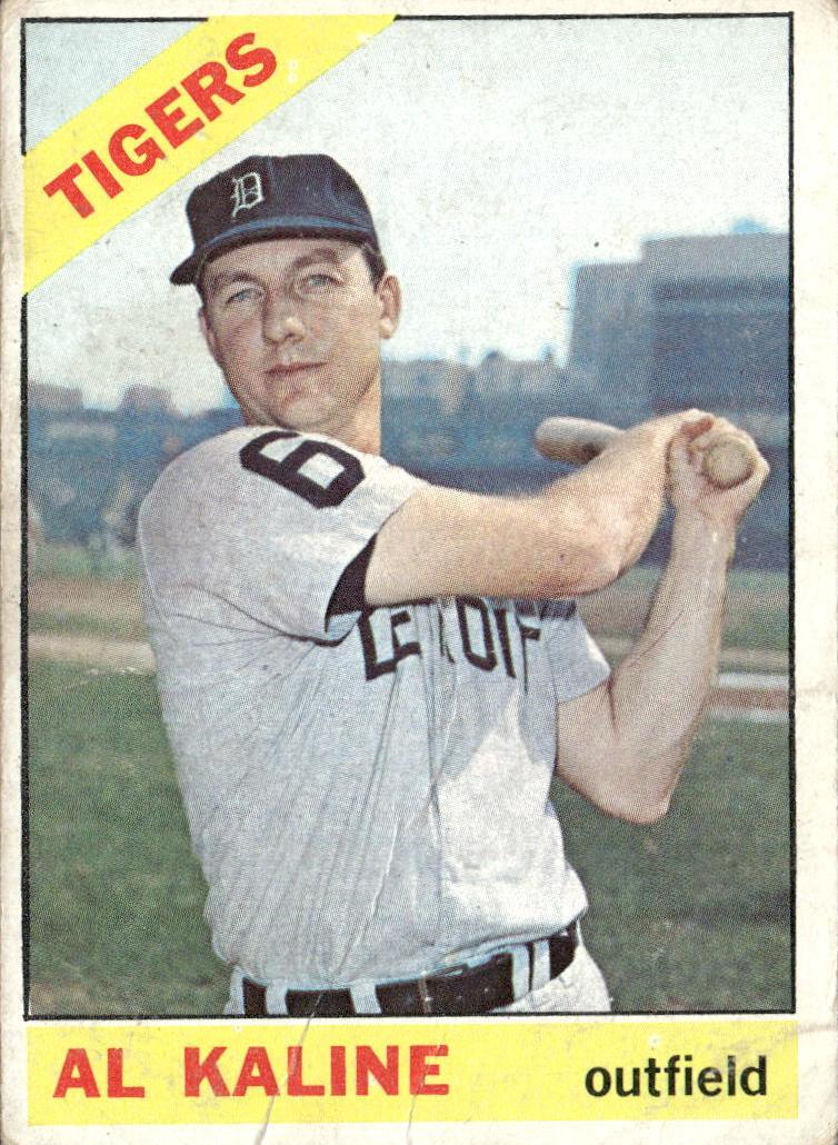 1966 Topps Baseball Al Kaline #410 PSA 8