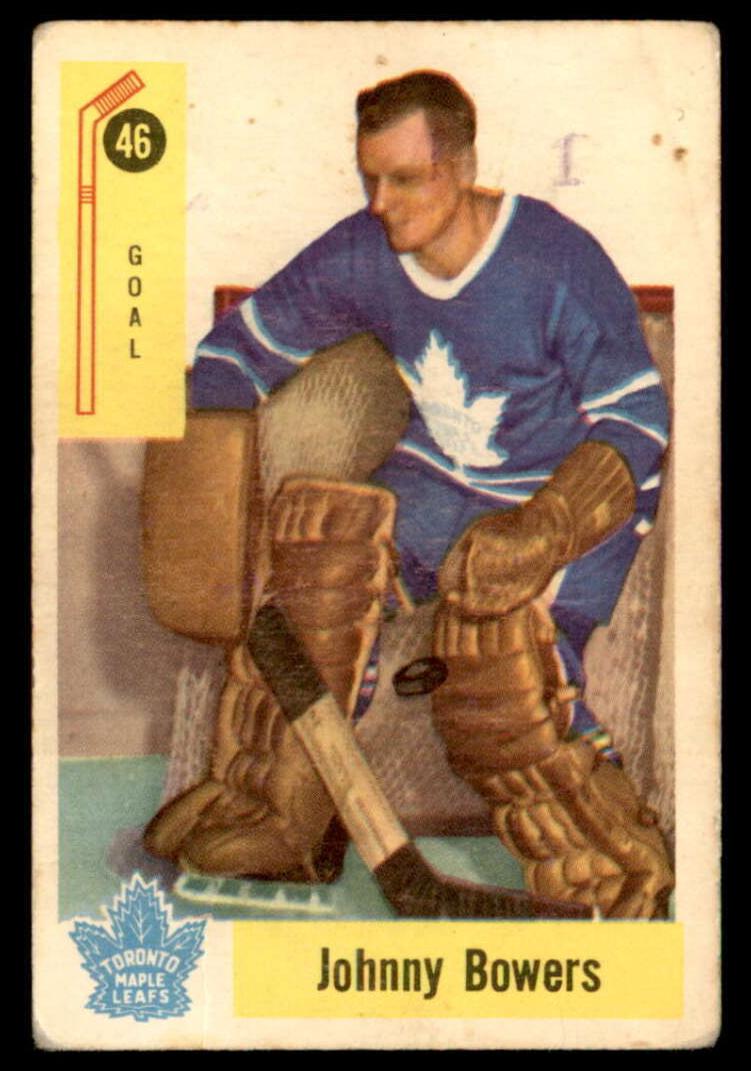 1958 Parkhurst Hockey Johnny Bower #46