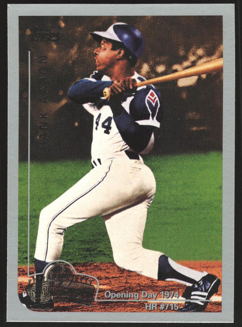 1999 Topps Opening Day Baseball Hank Aaron #1 SGC 9.5