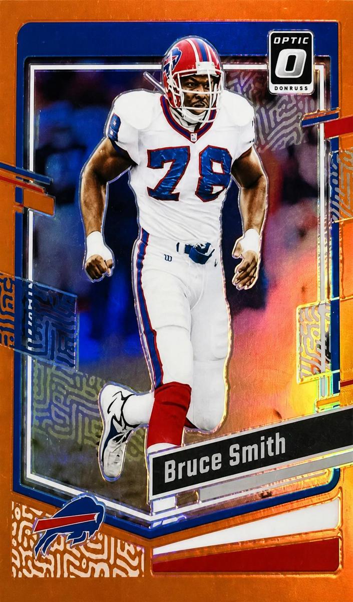 2023 Donruss Optic Football Orange Bruce Smith #19