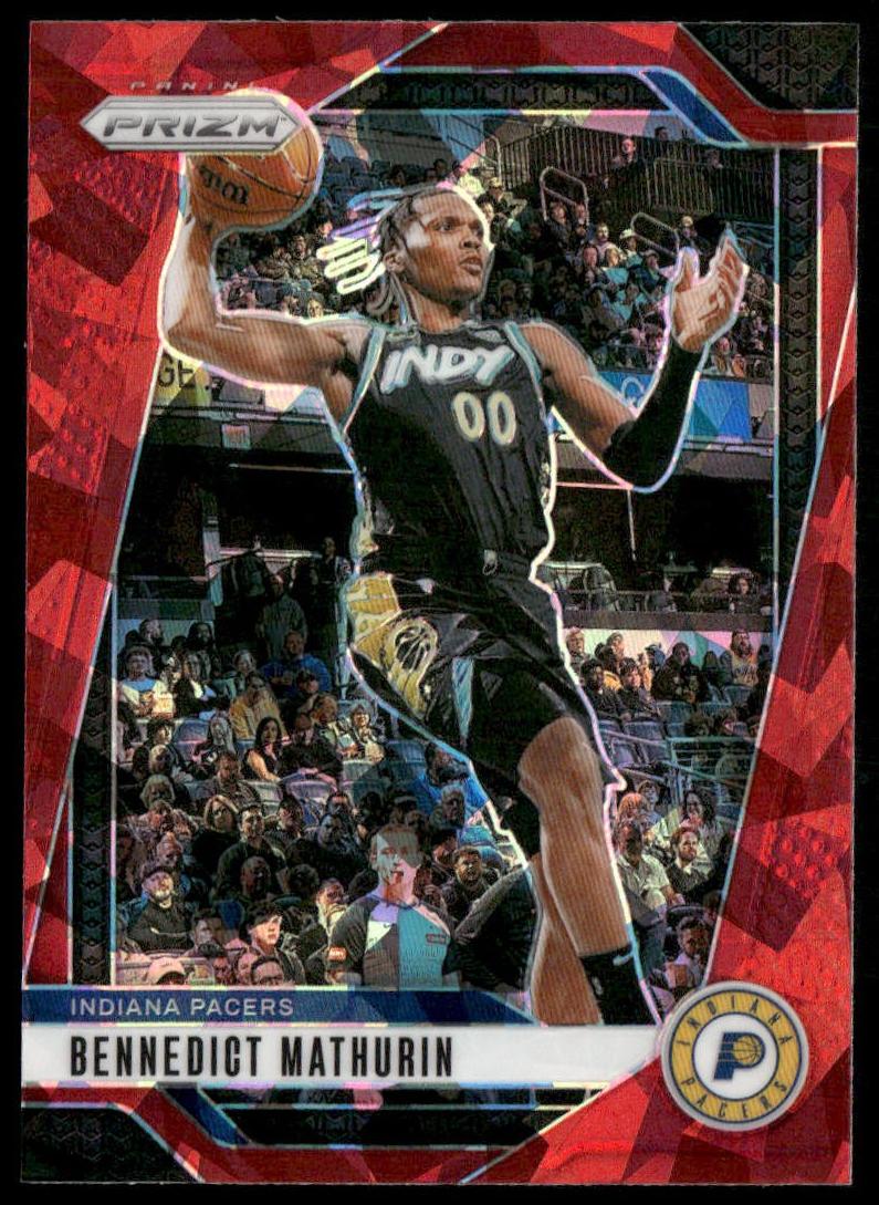 2024 Panini Prizm Basketball Red Ice Bennedict Mathurin #40