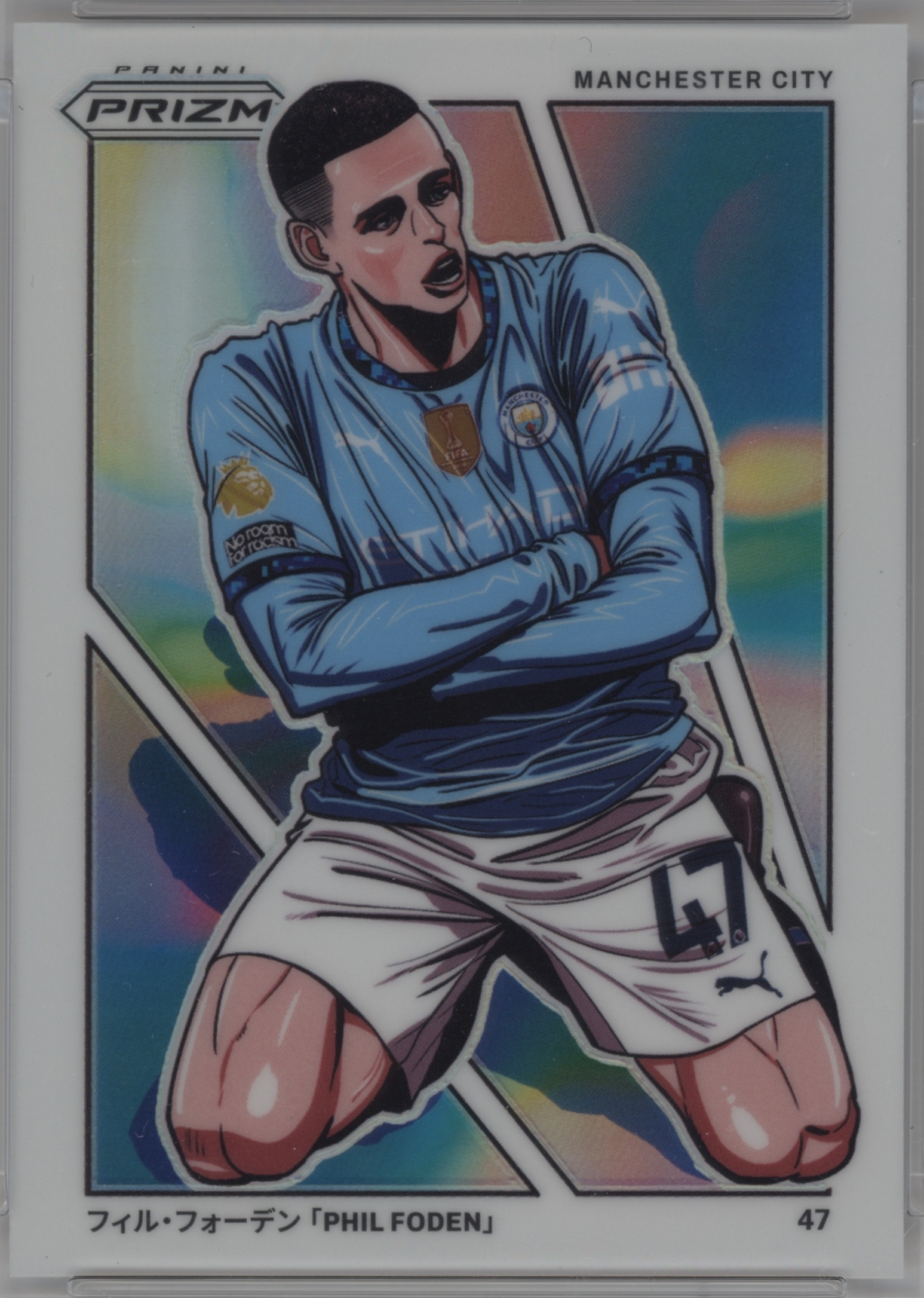 2024 Panini Prizm Premier League Soccer Phil Foden #15 PSA 10