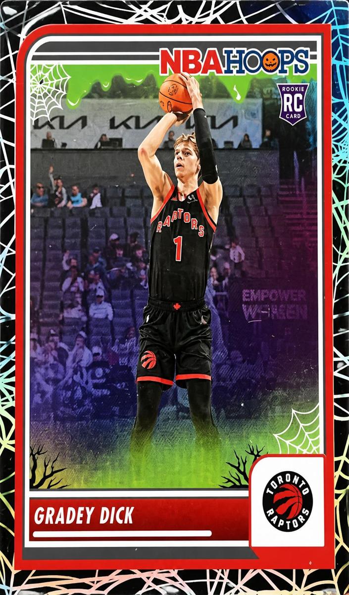 2023 Panini Haunted Hoops Basketball Holo Webs Gradey Dick #251 PSA 10