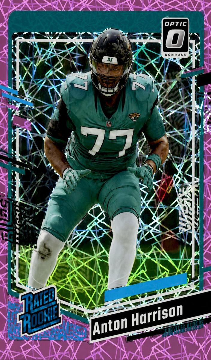 2023 Donruss Optic Football Pink Velocity Anton Harrison #250