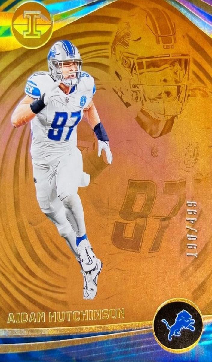 2023 Panini Illusions Football Trophy Collection Bronze Aidan Hutchinson #36