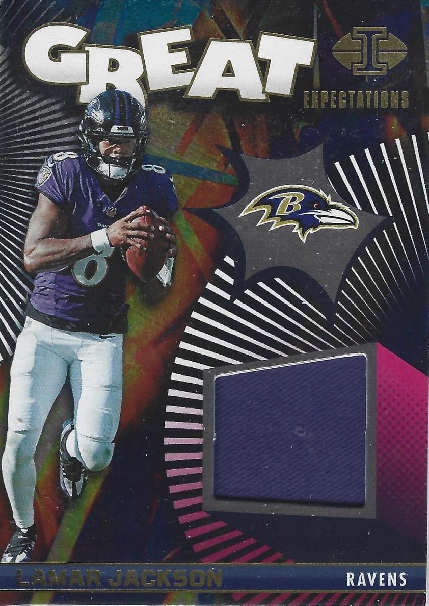 2023 Panini Illusions Football Lamar Jackson #GE-LJA