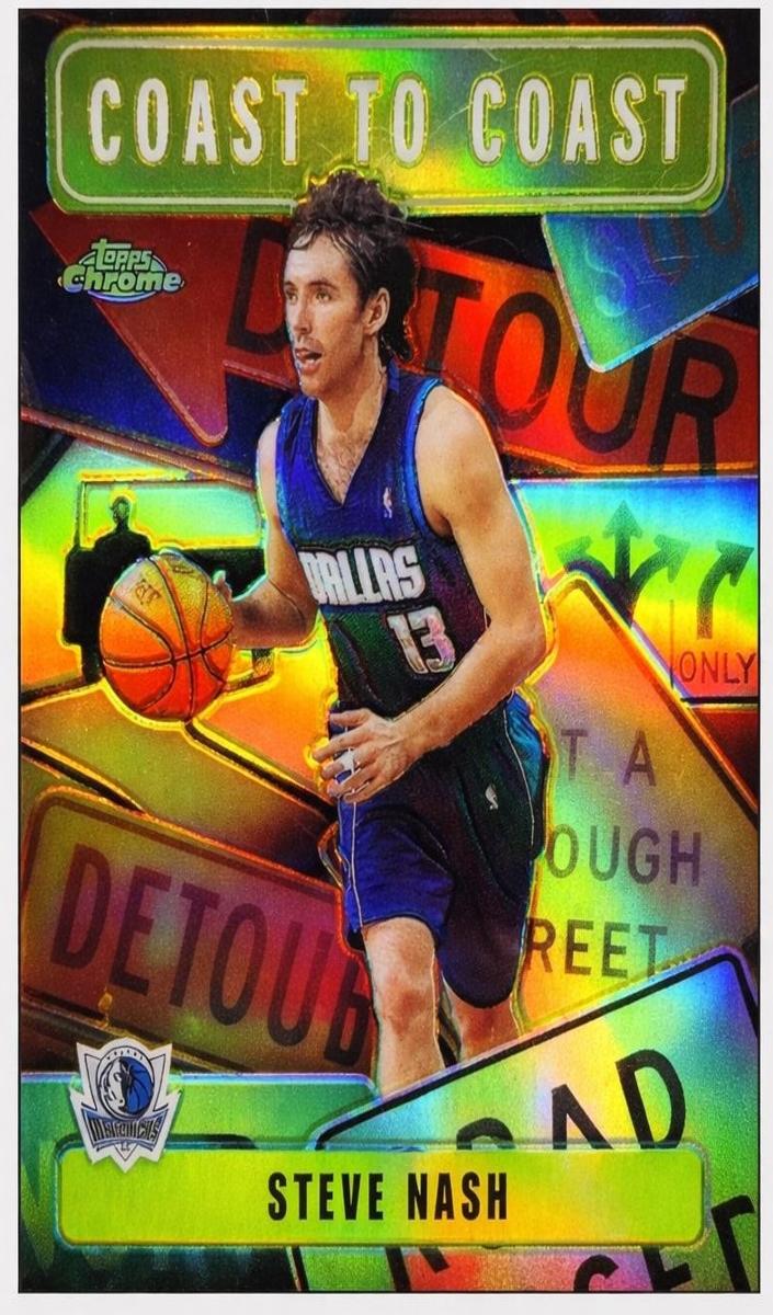 2002 Topps Chrome Basketball Refractor Steve Nash #CC14 PSA 10