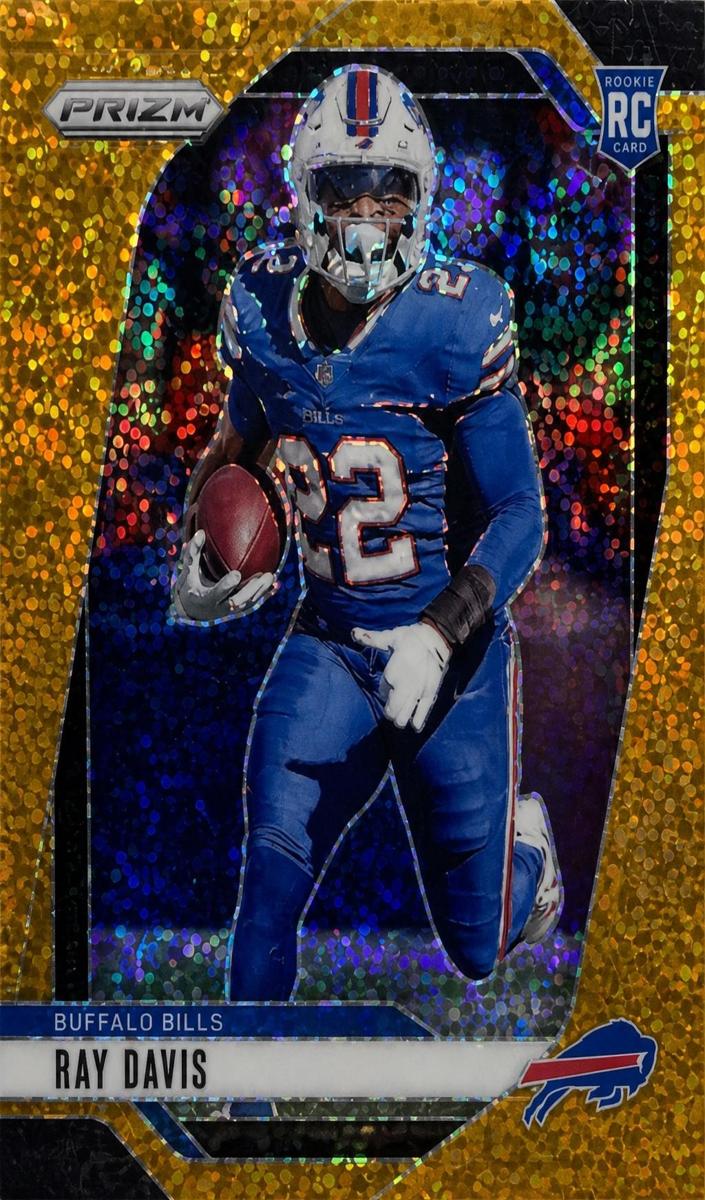 2024 Panini Prizm Football Gold Sparkle Ray Davis #382 PSA 9
